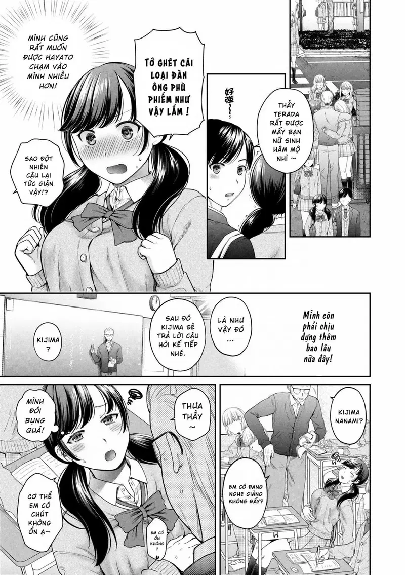 Henyousuru Oyako Etsuraku Ni Mezameru Saori, Yokubou Ni Ochiru Nanami - Ch. 1 trang 11