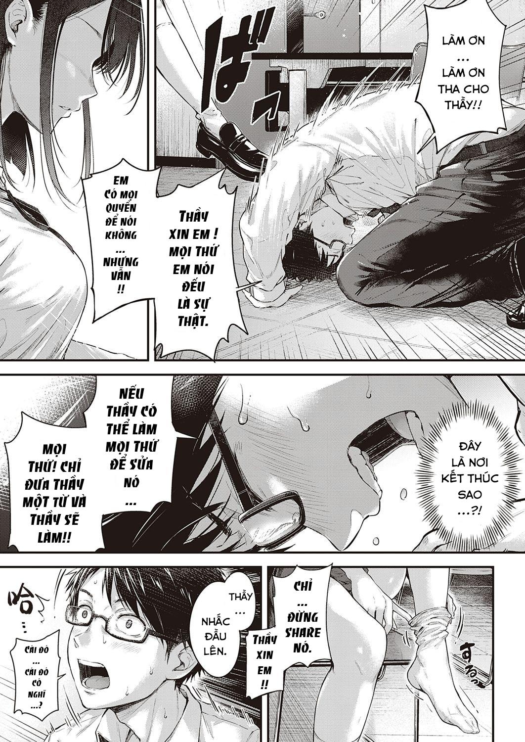 Trừng phạt ông thầy biến thái - Oneshot trang 10