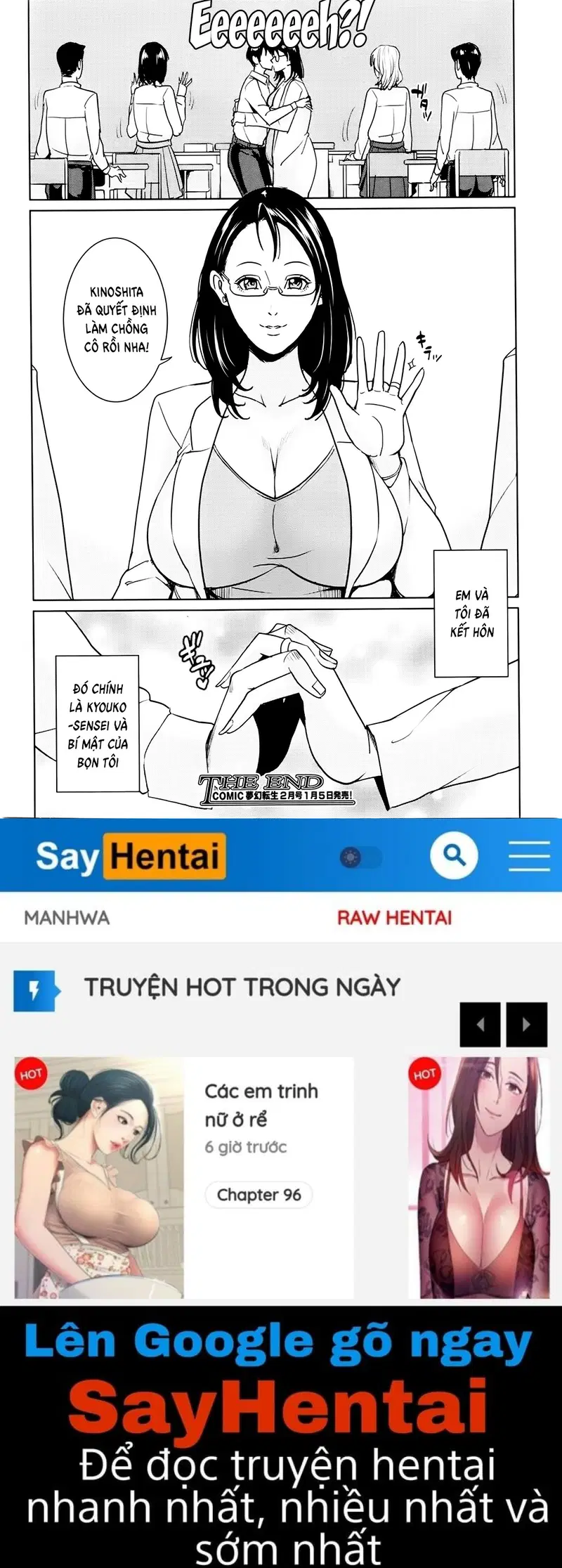 Kyouko-sensei and My Secret - Chapter 4 END trang 30
