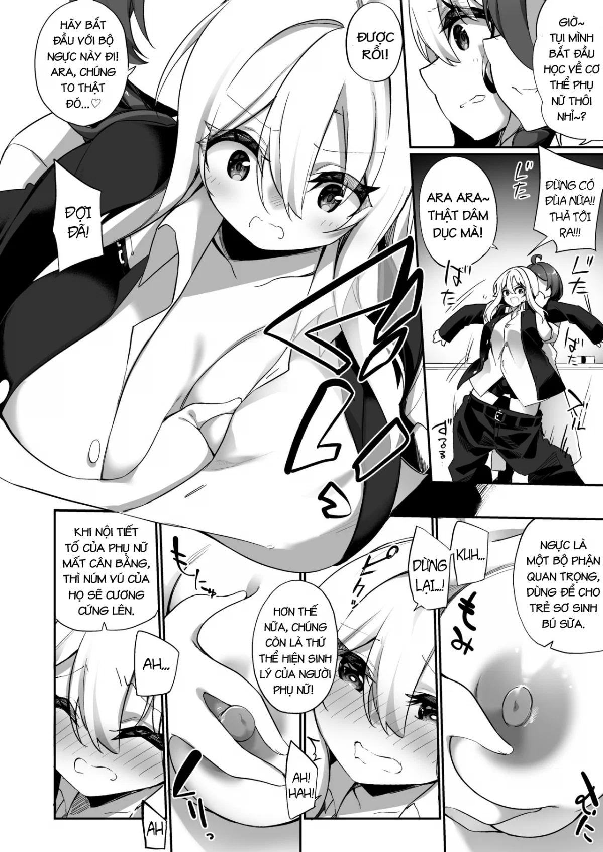 Ninshin Shussan Taiken Gakushuu no Kyouzai ni Sareta Ore - Oneshot trang 9