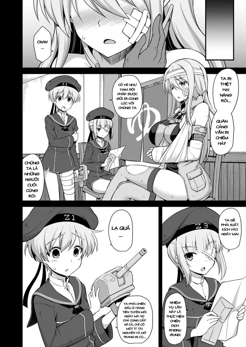 Kanmusu Chakunin Zenya Prinz Eugen Yaku Ochi Nyuugi Kousai - Oneshot trang 3