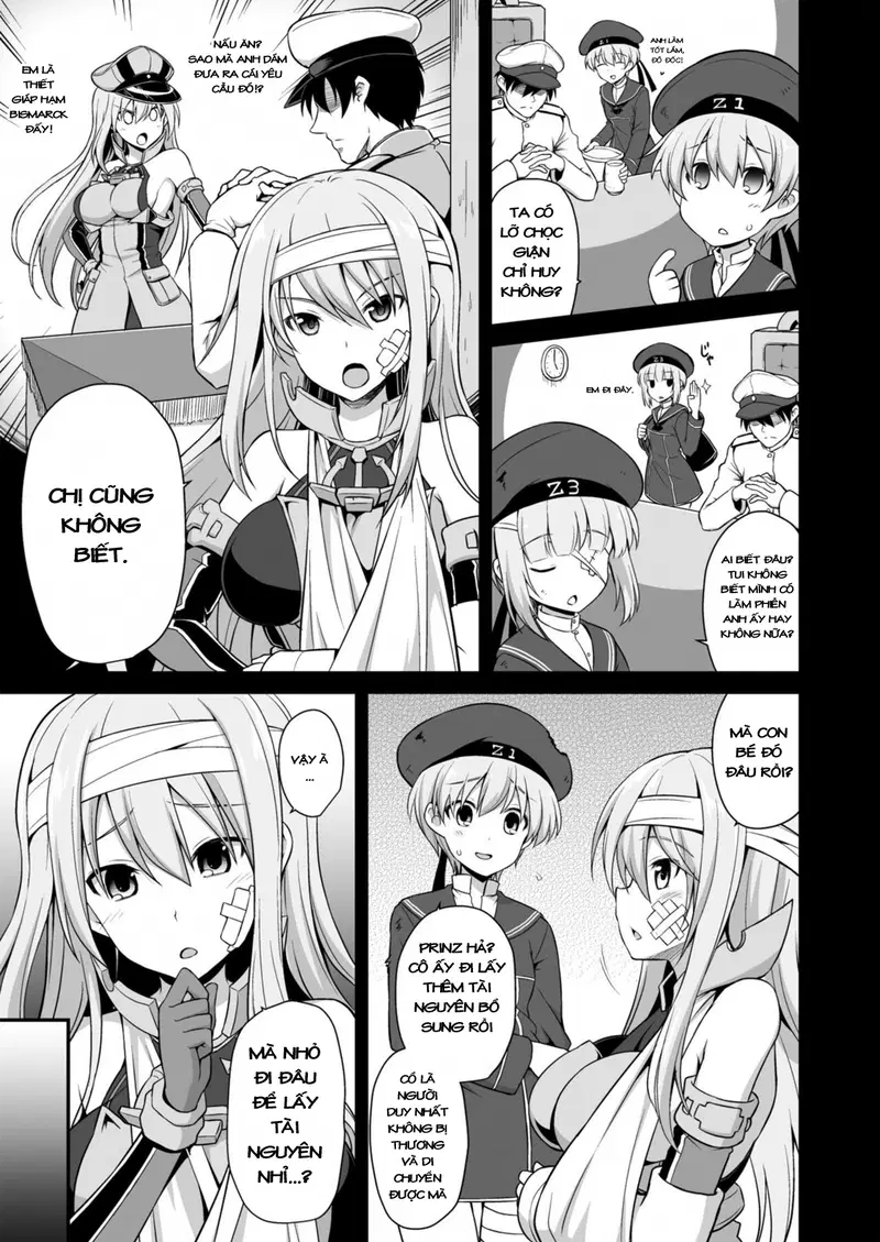 Kanmusu Chakunin Zenya Prinz Eugen Yaku Ochi Nyuugi Kousai - Oneshot trang 4