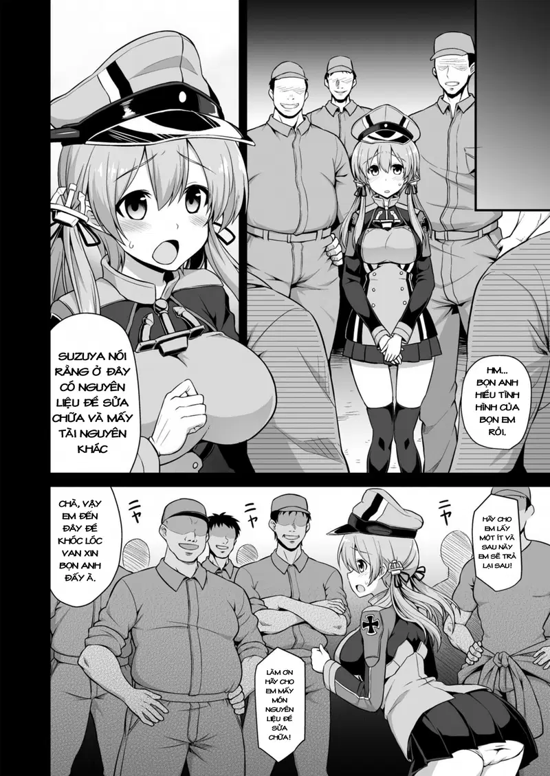 Kanmusu Chakunin Zenya Prinz Eugen Yaku Ochi Nyuugi Kousai - Oneshot trang 5