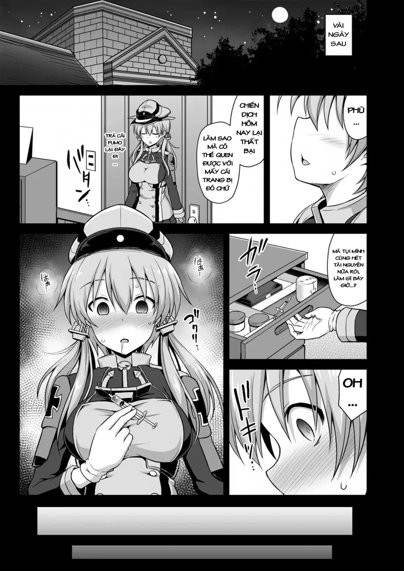 Kanmusu Chakunin Zenya Prinz Eugen Yaku Ochi Nyuugi Kousai - Oneshot trang 14