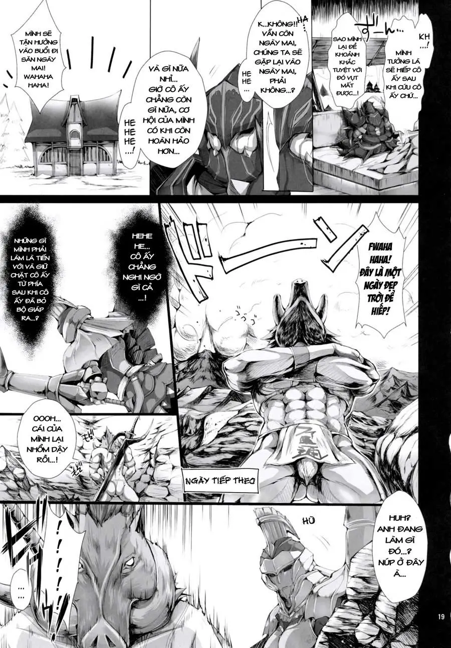 Monhan no Erohon 9 (decensored) - Monhan no Erohon 9 (decensored) trang 19