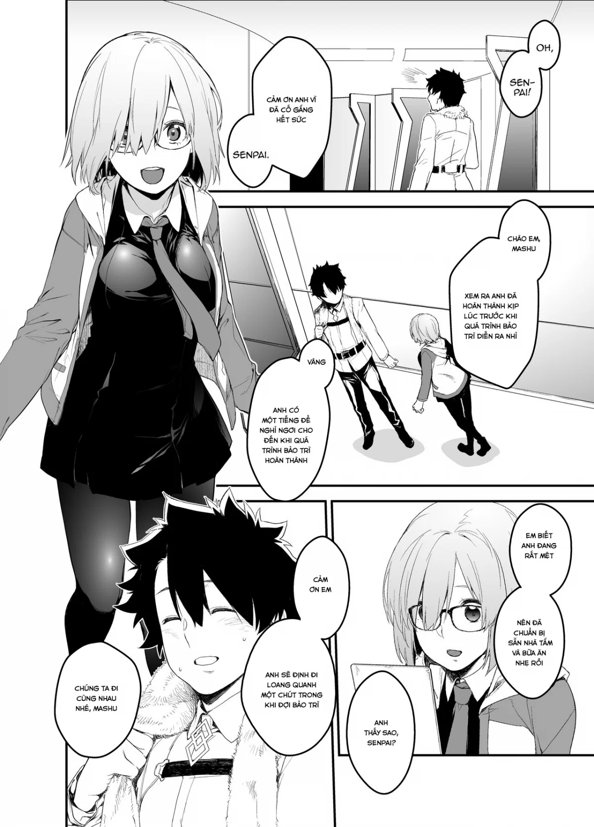 While Senpai Is Asleep During Maintenance - Oneshot trang 4