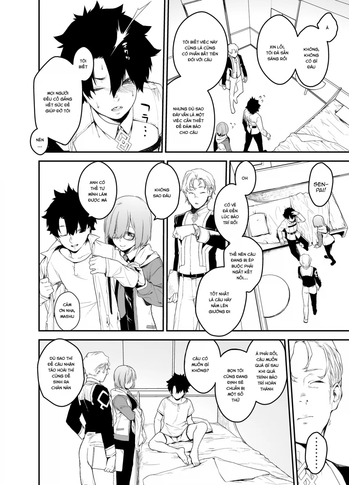 While Senpai Is Asleep During Maintenance - Oneshot trang 8