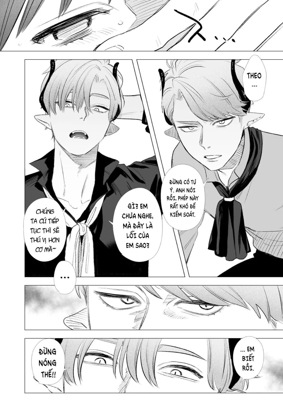 Tôi bị thôi miên giao phối với cặp song sinh nô lệ của bộ tộc rồng - Chapter 2 trang 12