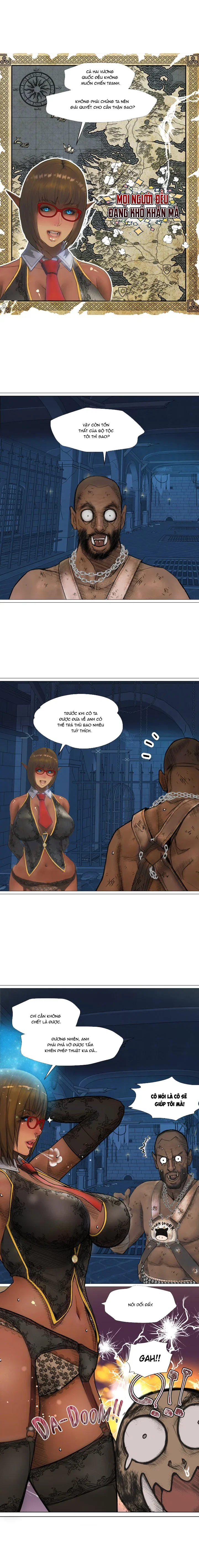 Nữ Hoàng Dark Elf Và Nô Lệ Orc - Chapter 16 trang 18