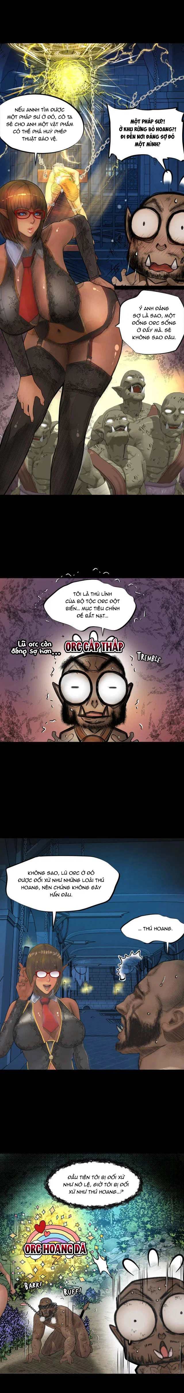 Nữ Hoàng Dark Elf Và Nô Lệ Orc - Chapter 17 trang 11