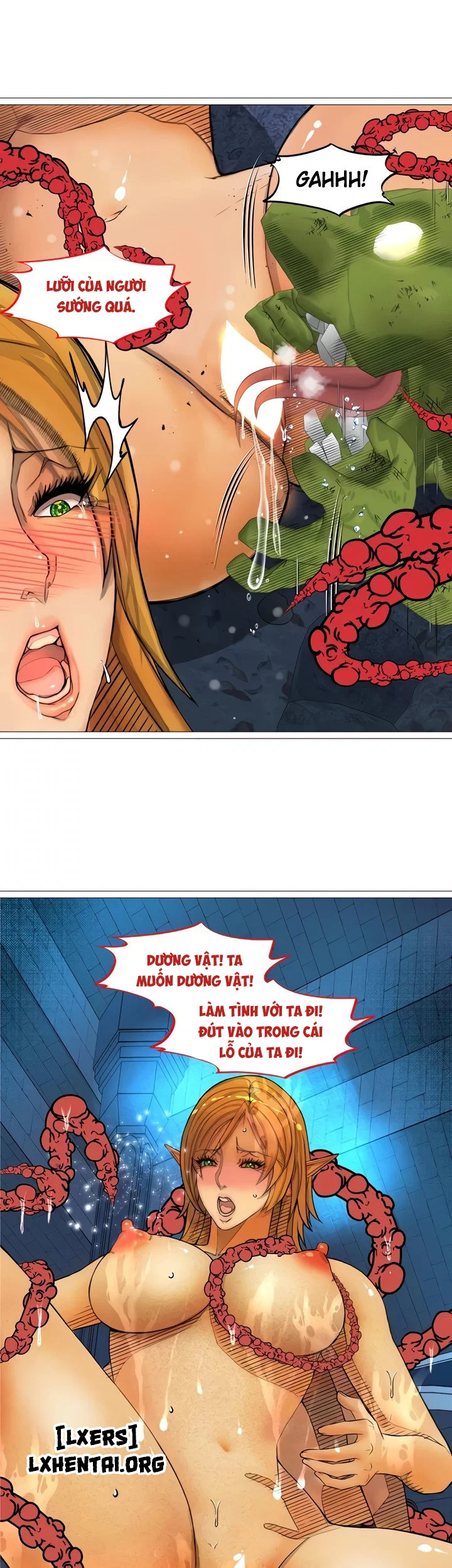 Nữ Hoàng Dark Elf Và Nô Lệ Orc - Chapter 26 trang 28