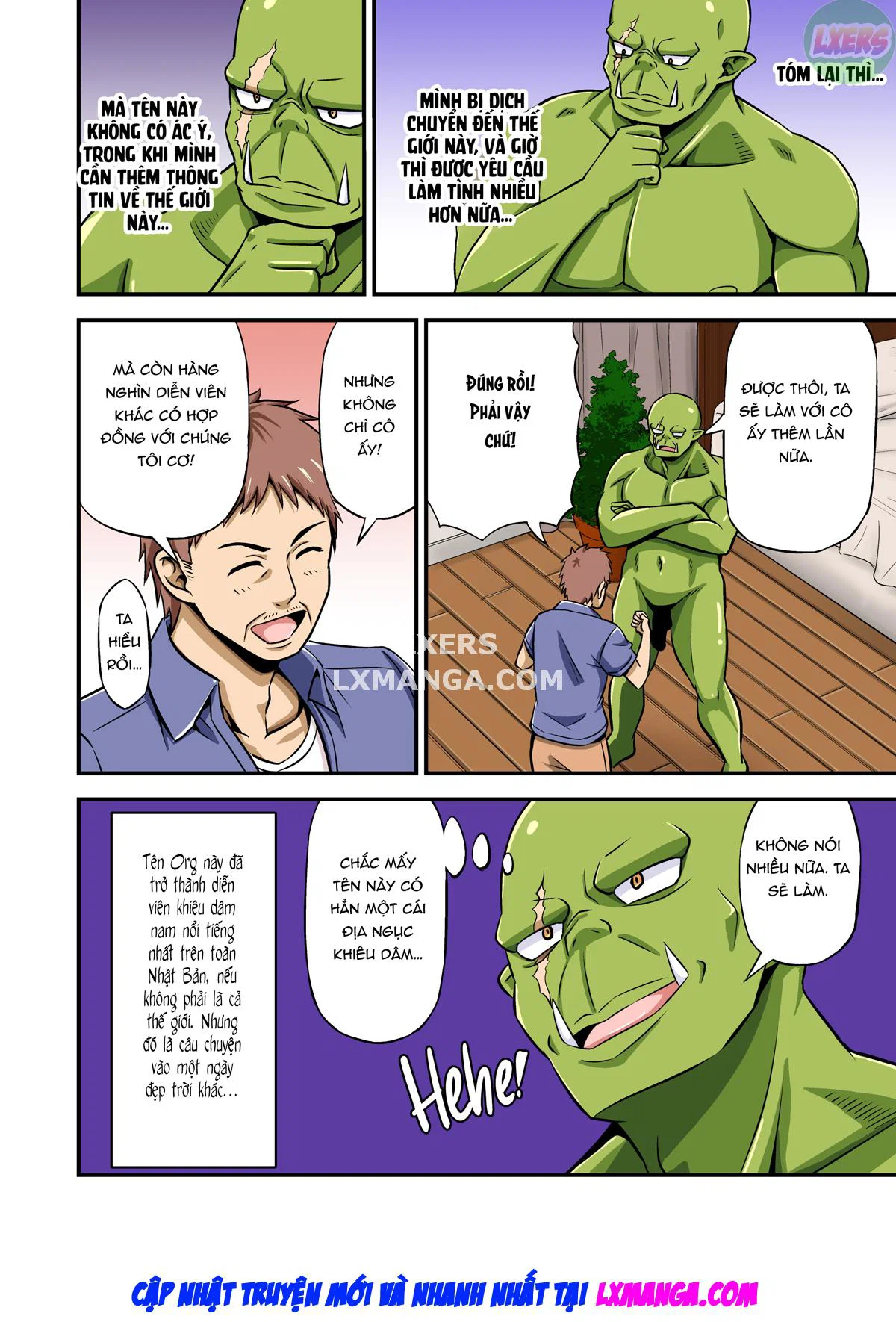When a Stamina Daddy Orc Is Reborn In Another World and Becomes a Male Pornstar - Oneshot trang 27