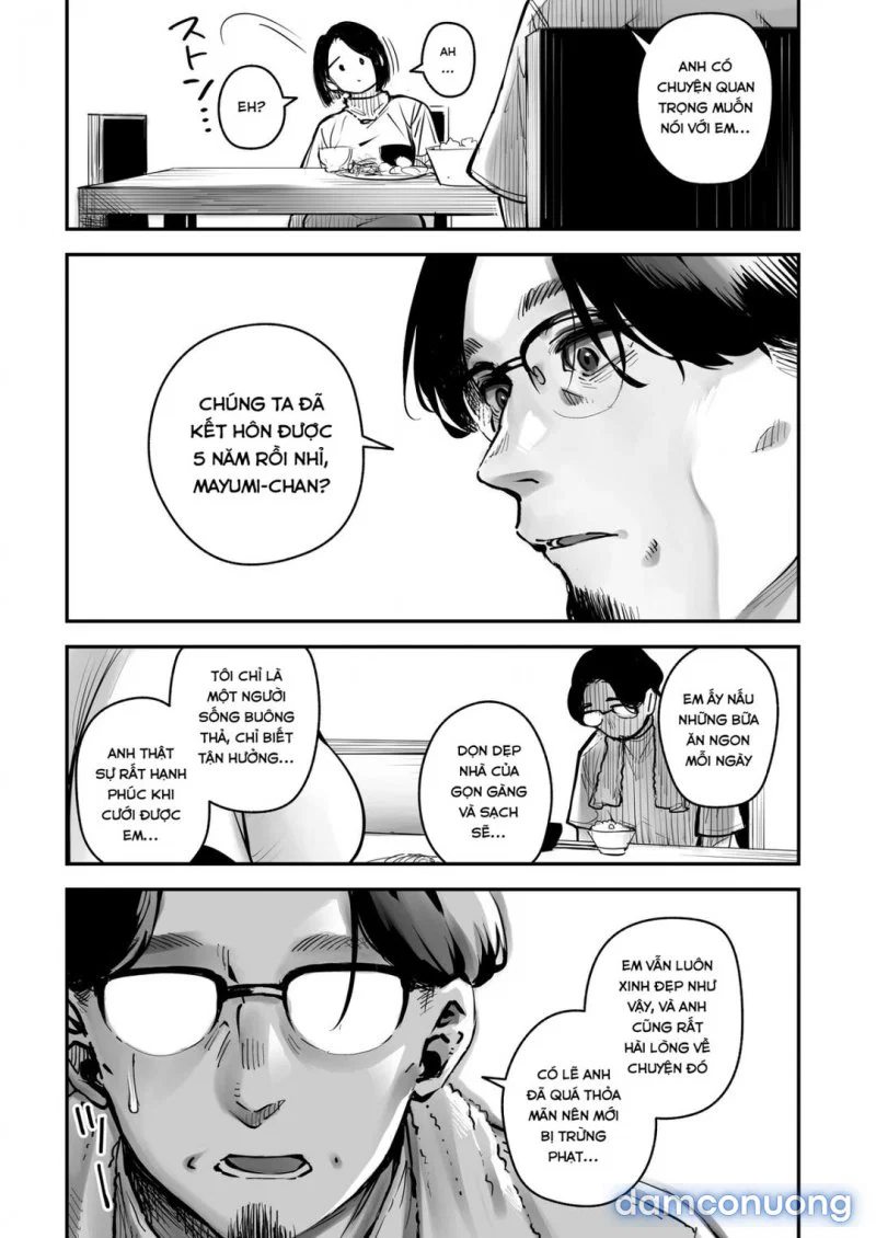 Uwaki Kounin Mayumi-san Seiyoku, Tsuyosugiru Kara Hoka no Otoko to Sex Shite!! - Chapter 1 trang 4