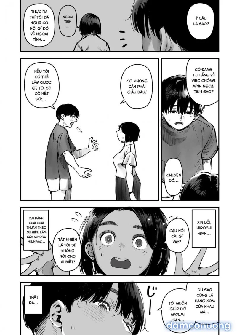 Uwaki Kounin Mayumi-san Seiyoku, Tsuyosugiru Kara Hoka no Otoko to Sex Shite!! - Chapter 1 trang 13