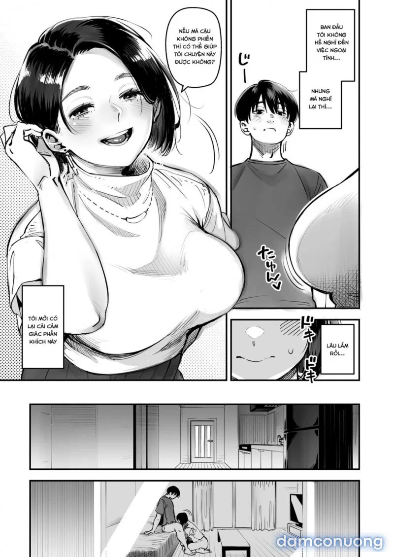 Uwaki Kounin Mayumi-san Seiyoku, Tsuyosugiru Kara Hoka no Otoko to Sex Shite!! - Chapter 1 trang 14