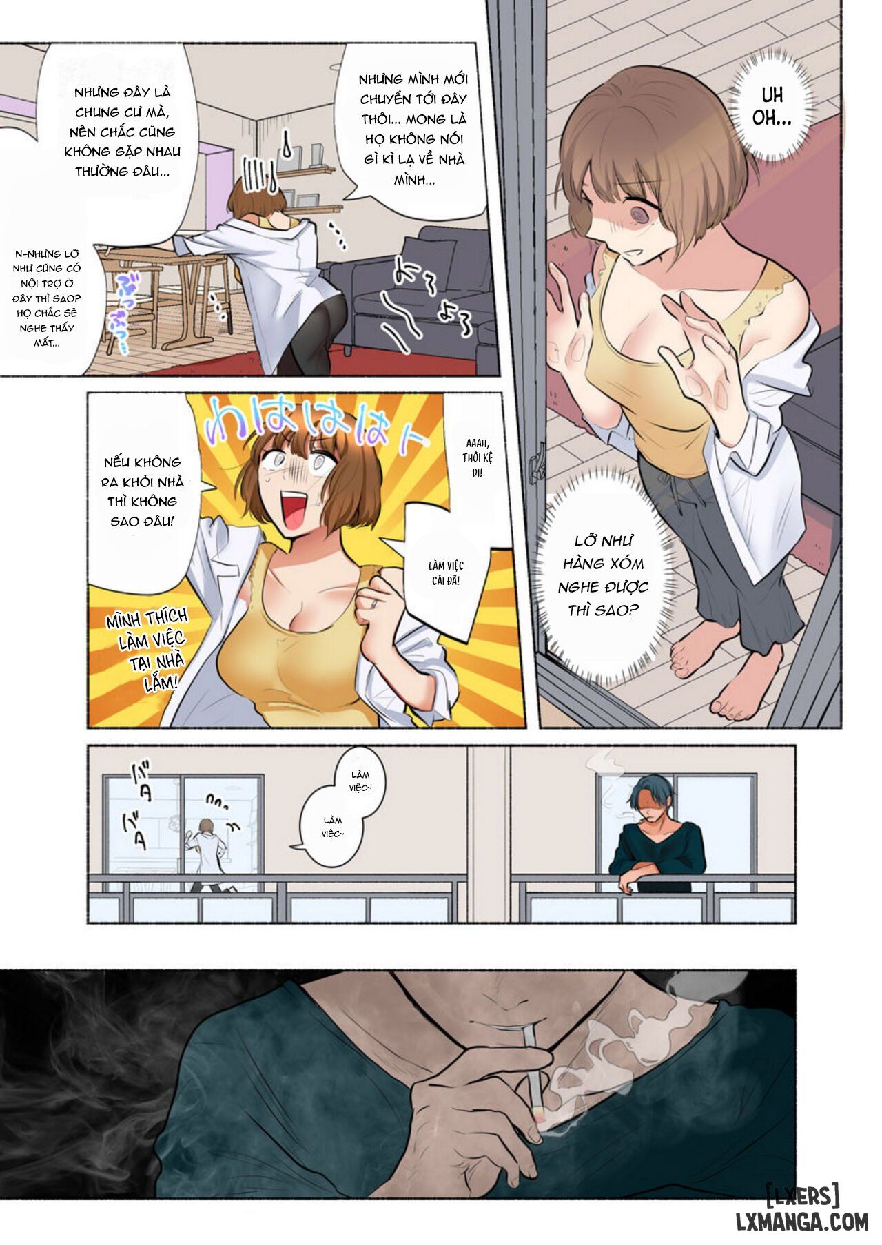 Người hàng xóm của cô là một người bạn trai cũ tàn bạo. - Chapter 1 trang 17