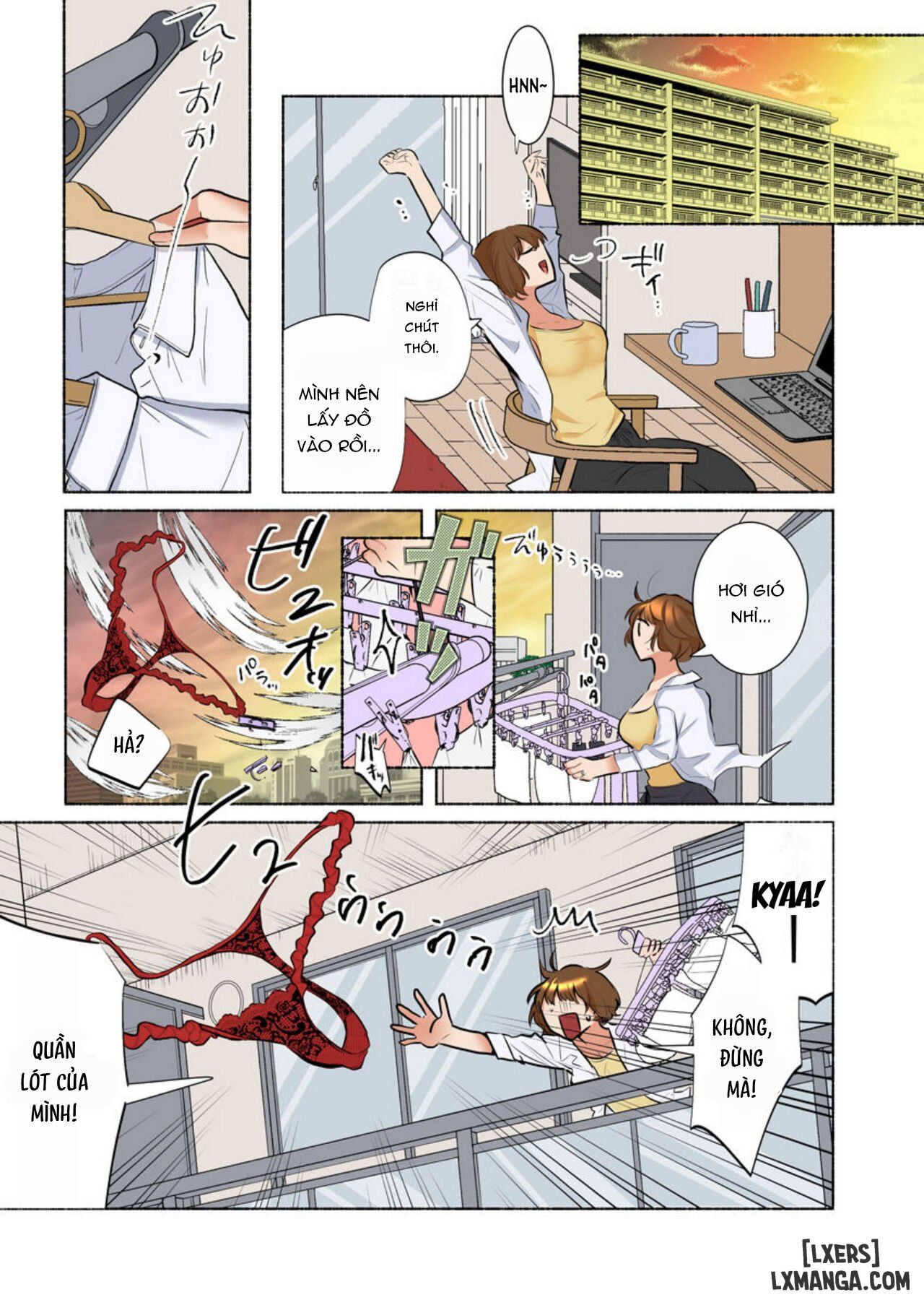 Người hàng xóm của cô là một người bạn trai cũ tàn bạo. - Chapter 1 trang 18