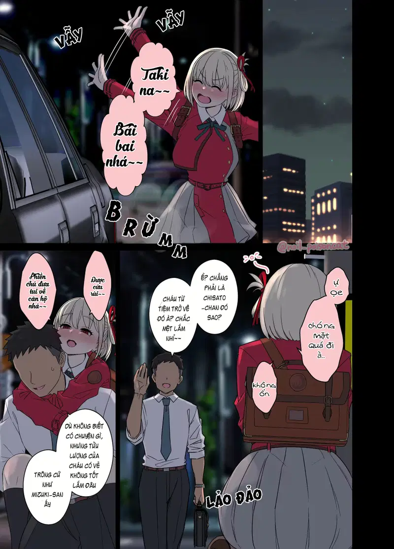 Làm tình với Nishikigi Chisato đang say rượu - Chap 1 trang 4