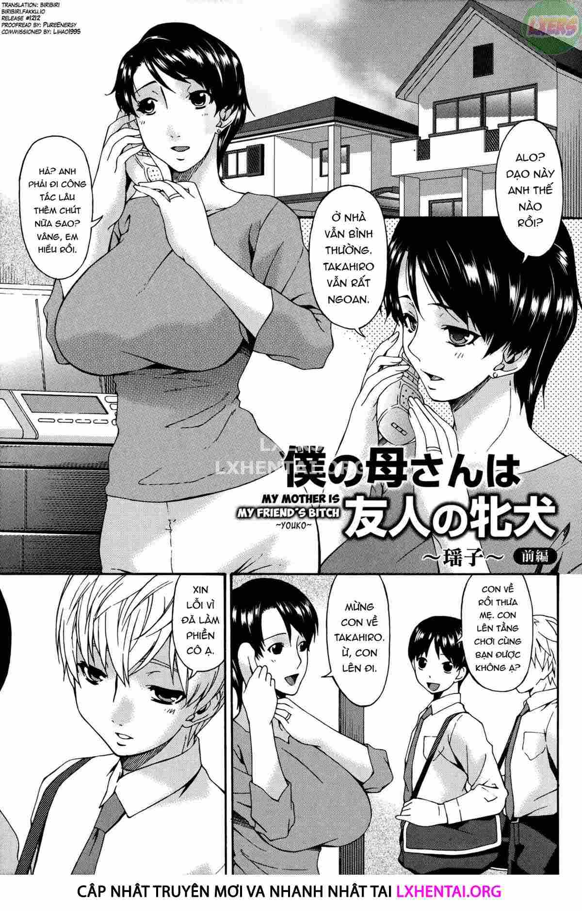 Mẹ Tôi Là Nô Lệ Của Thằng Bạn Tôi - Chapter 1 trang 7