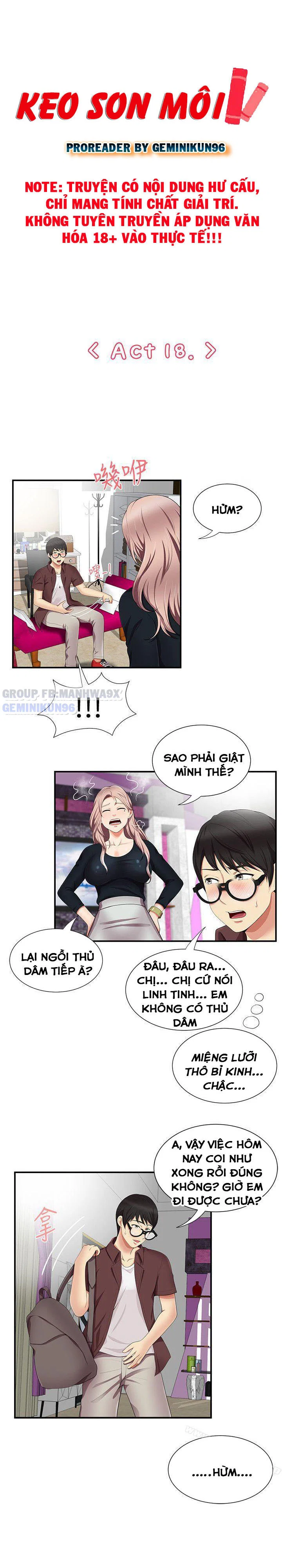 Keo son môi - Chap 18 trang 2