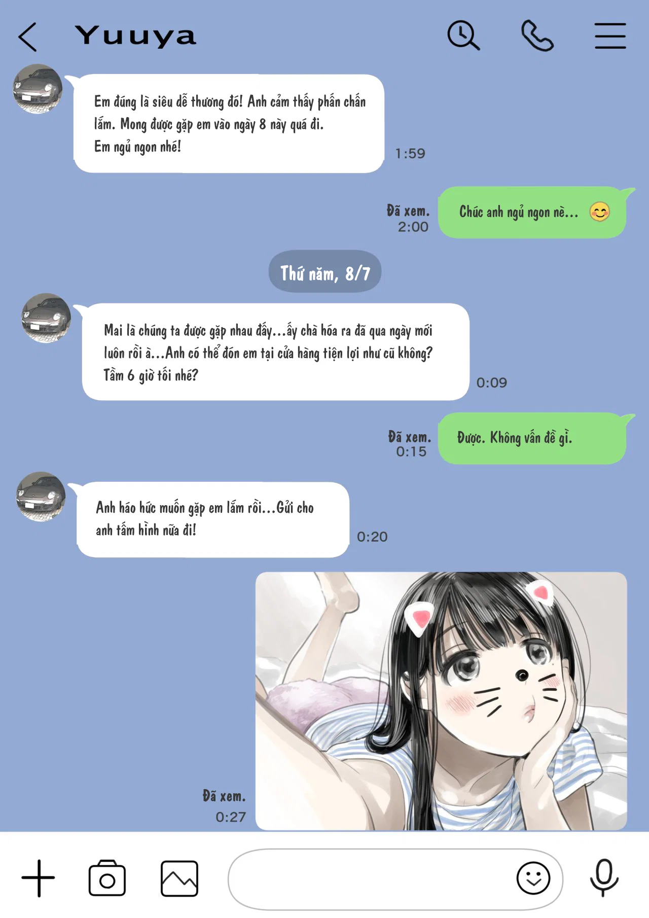 Truyện Phát hiện sừng khi xem trộm điện thoại bạn gái - Chapter 2 trang 13