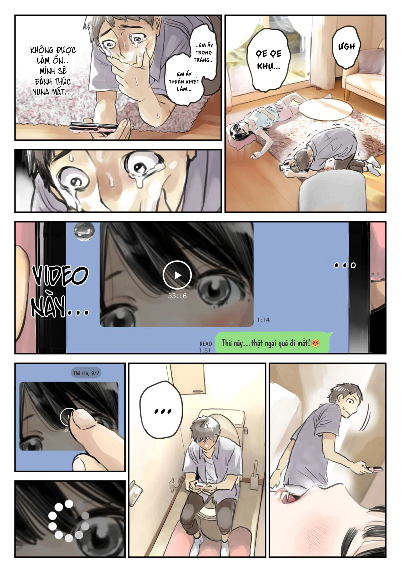 Truyện Phát hiện sừng khi xem trộm điện thoại bạn gái - Chapter 2 trang 18