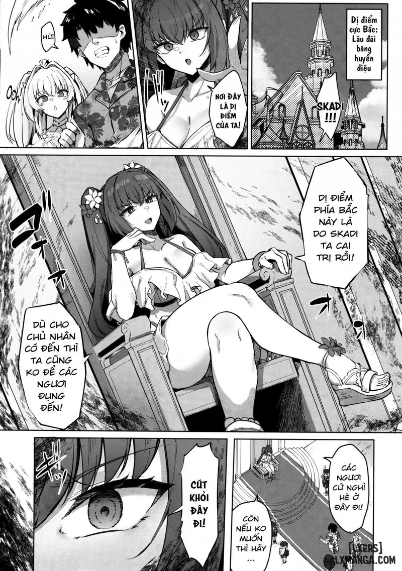 Kỳ nghỉ hè của Chaldea. Kết hôn và chuyển giao Mana với cô dâu Skad - Chapter 1 trang 5