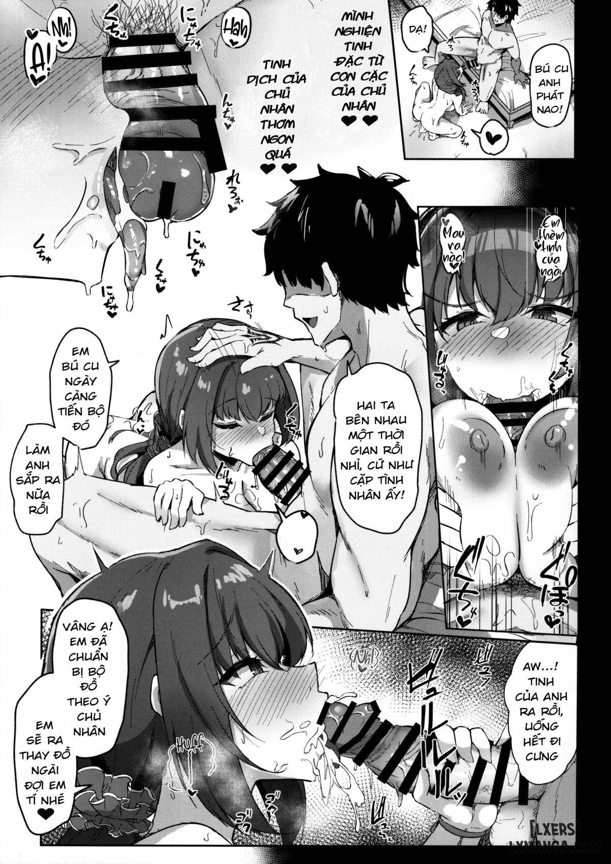 Kỳ nghỉ hè của Chaldea. Kết hôn và chuyển giao Mana với cô dâu Skad - Chapter 1 trang 19