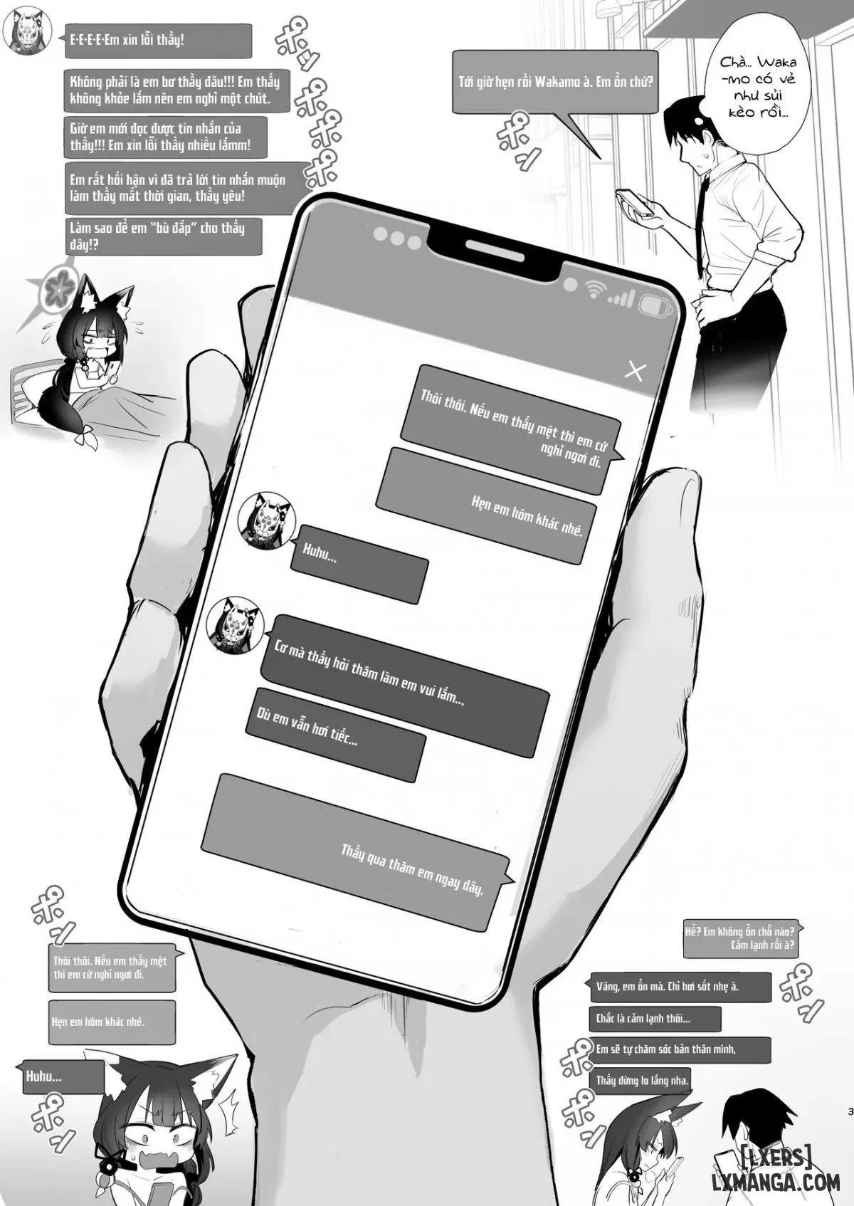 Wakamo-san, Lạnh quá - Chapter 1 trang 5