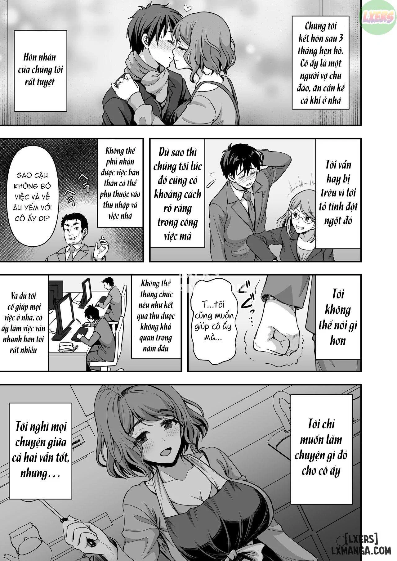 Chiếc lồng mềm mại của người vợ lớn tuổi - Chapter 1 trang 8