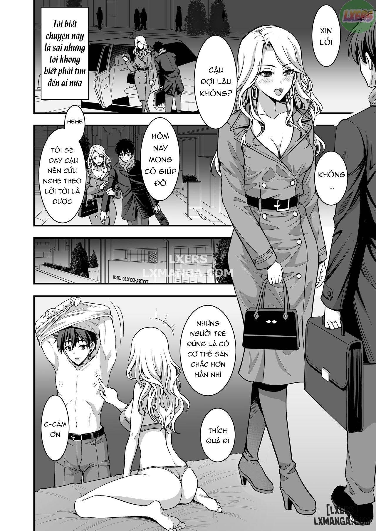 Chiếc lồng mềm mại của người vợ lớn tuổi - Chapter 1 trang 17
