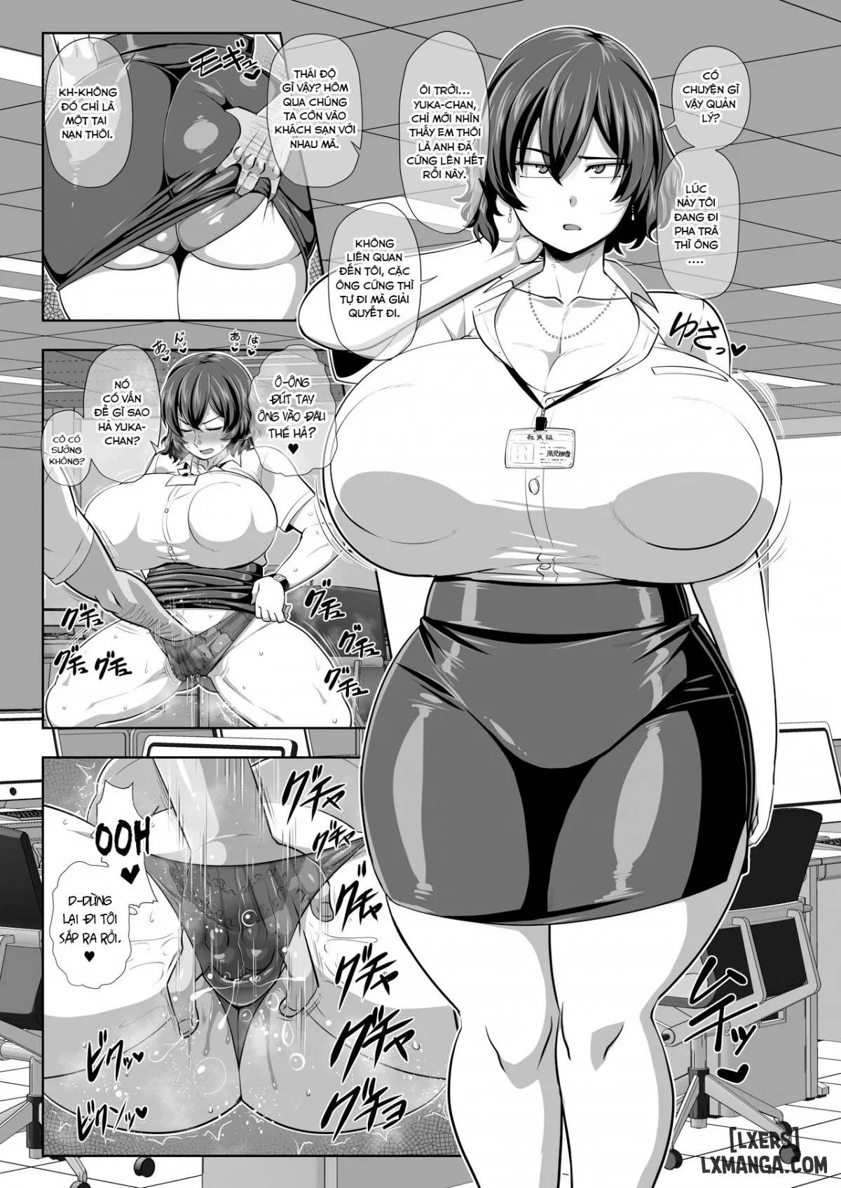 Quý cô văn phòng 29 tuổi Yuuka Kazami cứ 2 trang lại bị chịch - Oneshot trang 4