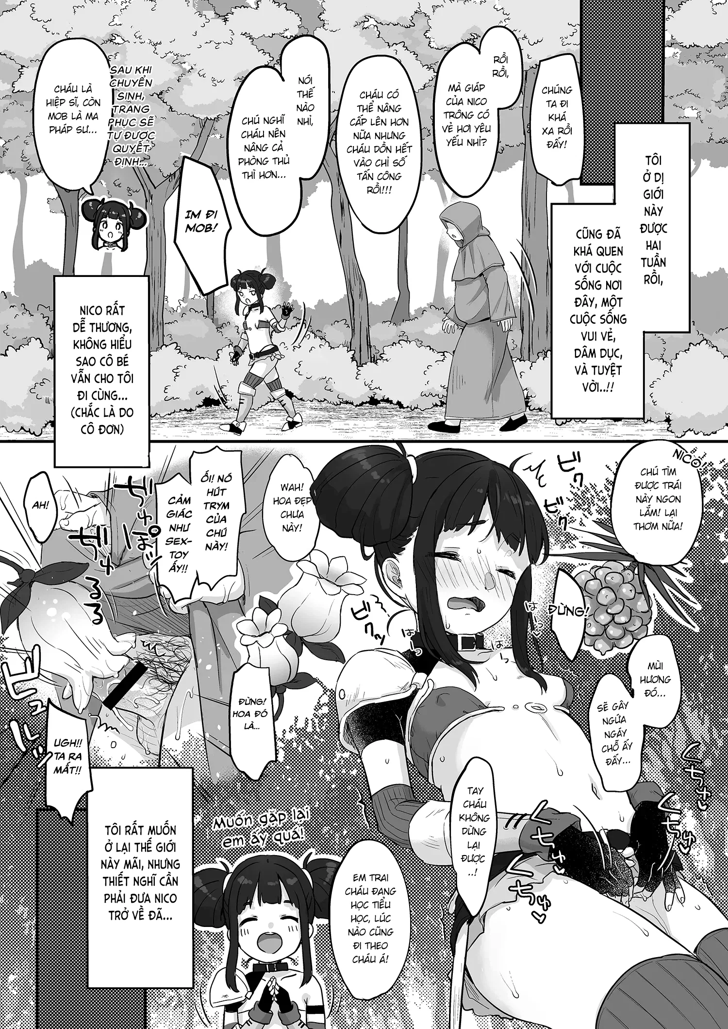 Hành trình mạo hiểm dị giới của Nico và Mob - Oneshot trang 13