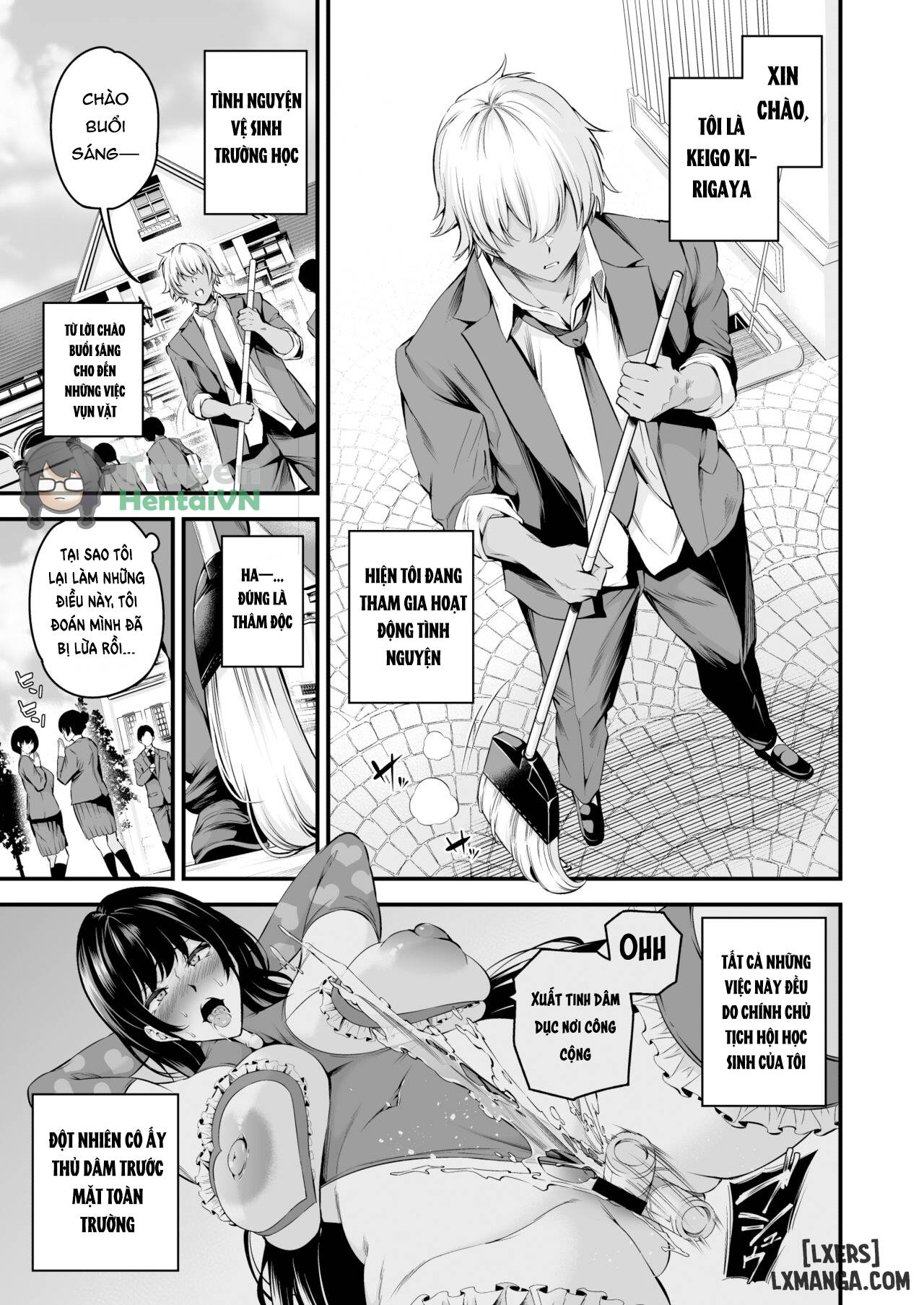 Shiramine Gakuen no Mesubuta Rijichou Zenpen - Chapter 1 trang 3