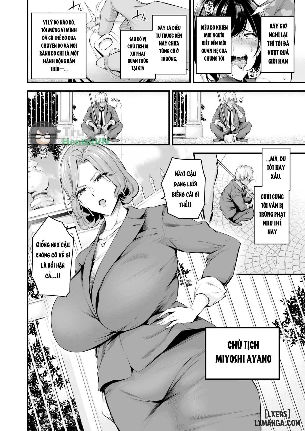 Shiramine Gakuen no Mesubuta Rijichou Zenpen - Chapter 1 trang 4