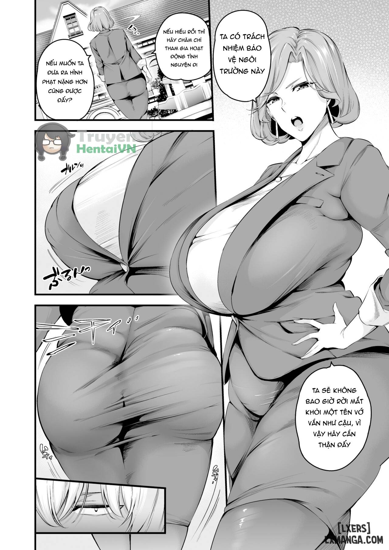 Shiramine Gakuen no Mesubuta Rijichou Zenpen - Chapter 1 trang 6