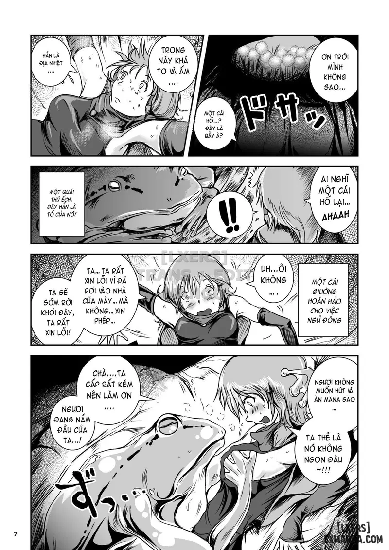Atsui Suana de Ase-Ippai no Kaeru Kan - Chapter 1 trang 7
