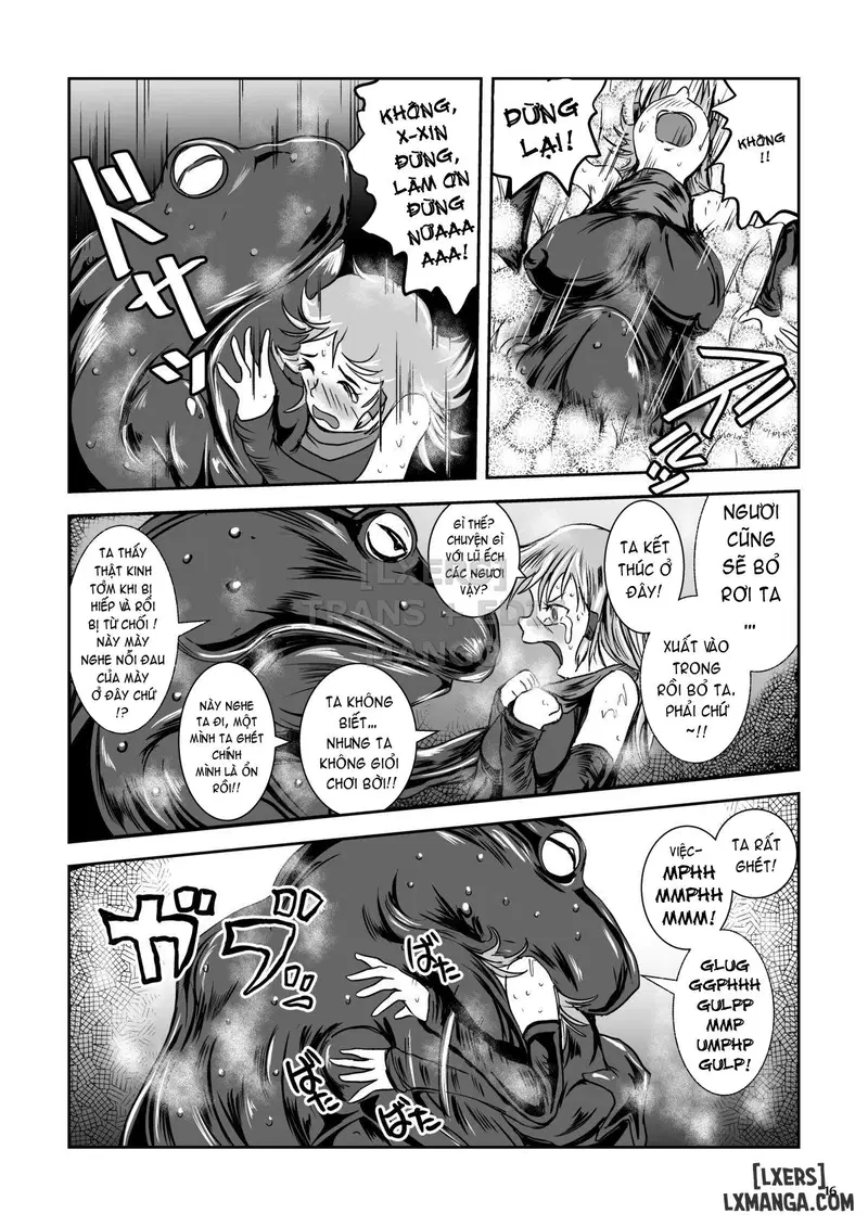 Atsui Suana de Ase-Ippai no Kaeru Kan - Chapter 1 trang 16