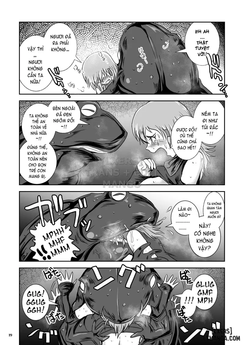Atsui Suana de Ase-Ippai no Kaeru Kan - Chapter 1 trang 19