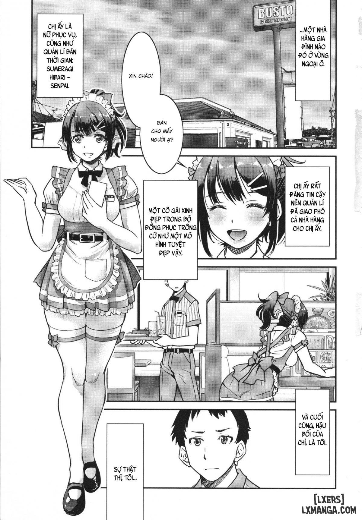 Toretate Famiresu Senpai wo Gyuutto Shibatta Gochisou Don - Chapter 1 trang 7