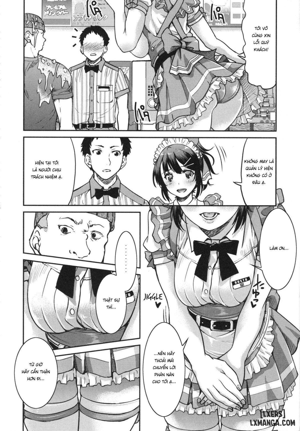 Toretate Famiresu Senpai wo Gyuutto Shibatta Gochisou Don - Chapter 1 trang 10