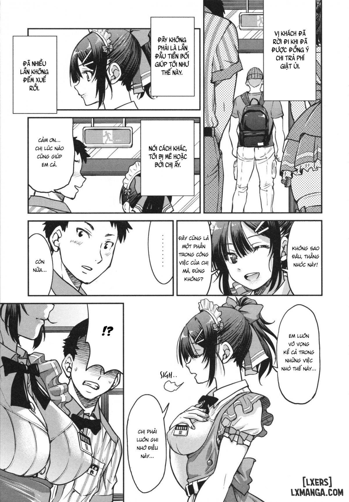 Toretate Famiresu Senpai wo Gyuutto Shibatta Gochisou Don - Chapter 1 trang 11