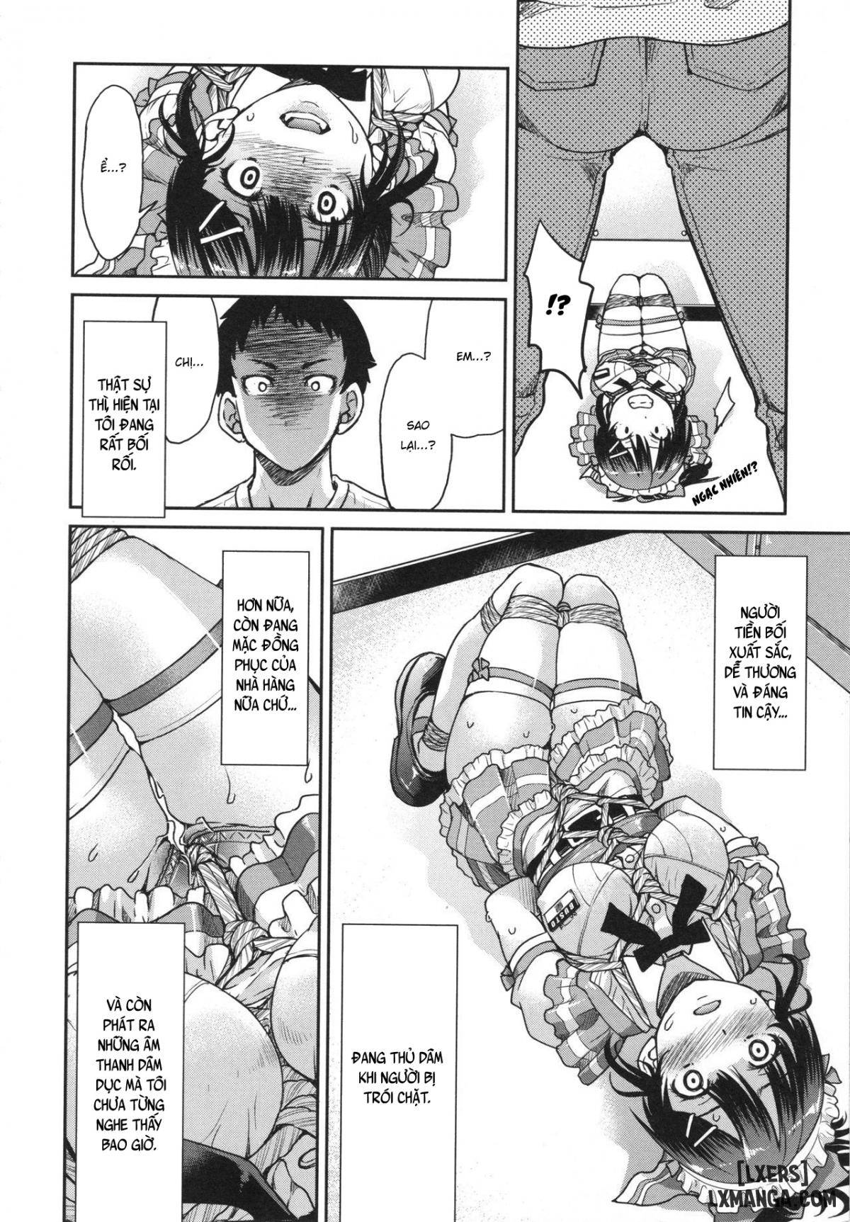 Toretate Famiresu Senpai wo Gyuutto Shibatta Gochisou Don - Chapter 1 trang 18