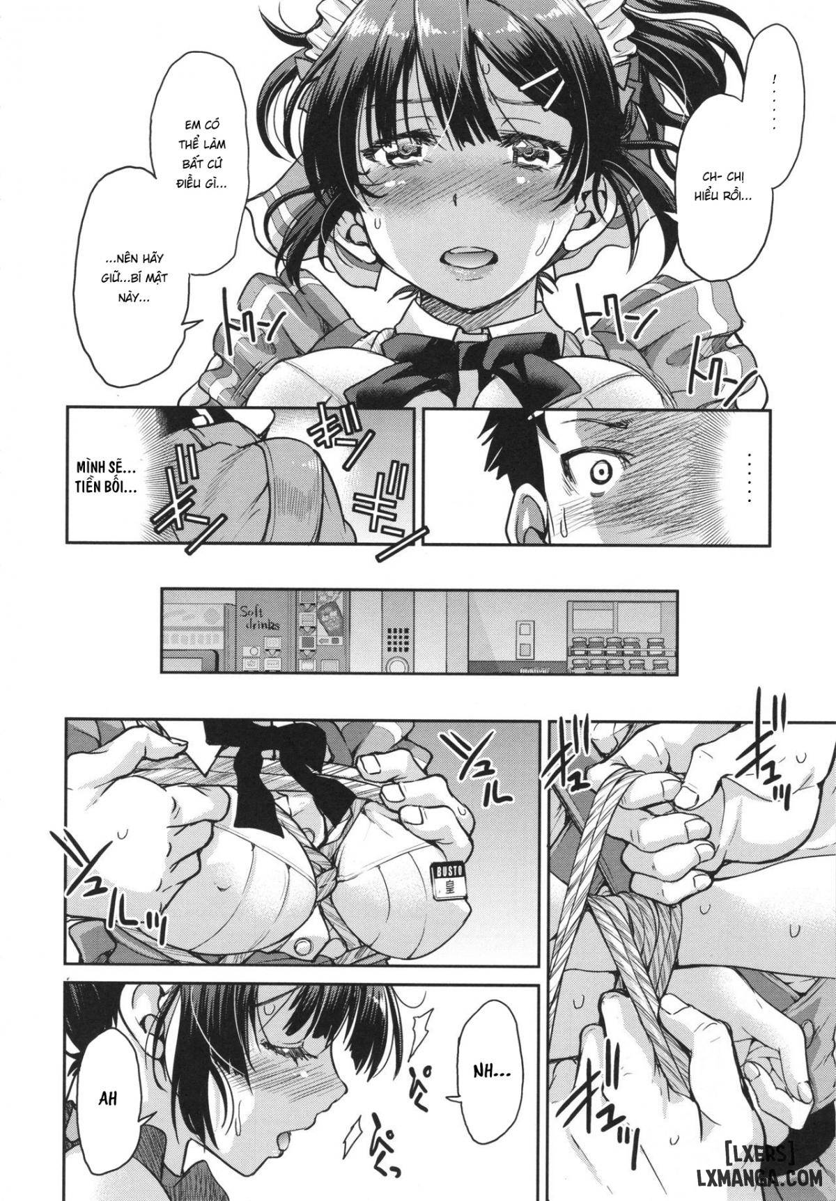 Toretate Famiresu Senpai wo Gyuutto Shibatta Gochisou Don - Chapter 1 trang 20