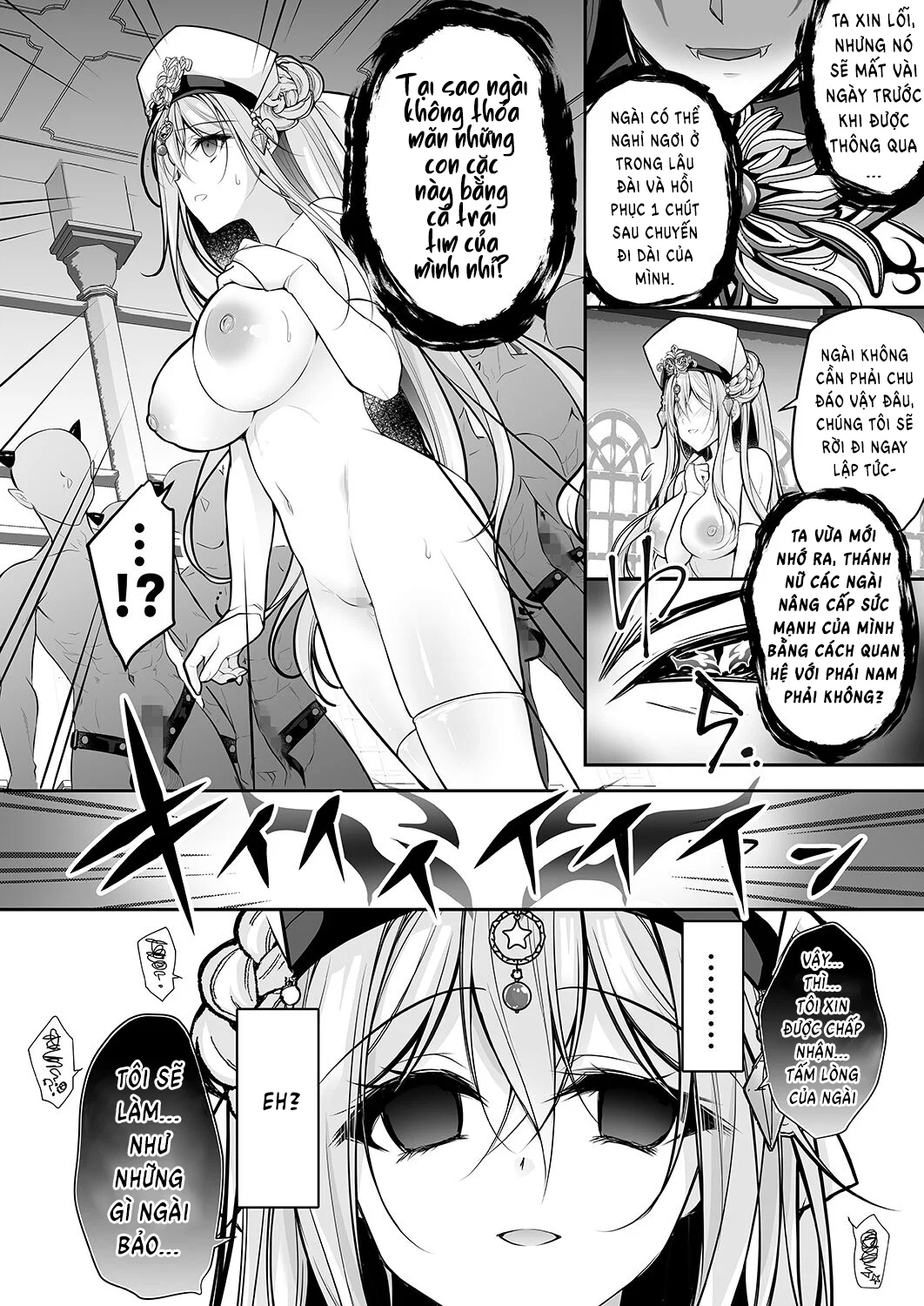 Sennou Sareta Seijo wa Nikubenki ni Job Change shite Shiawase desu - Oneshot trang 14