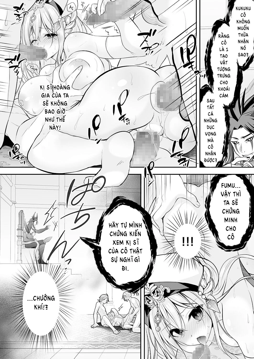 Sennou Sareta Seijo wa Nikubenki ni Job Change shite Shiawase desu - Oneshot trang 44