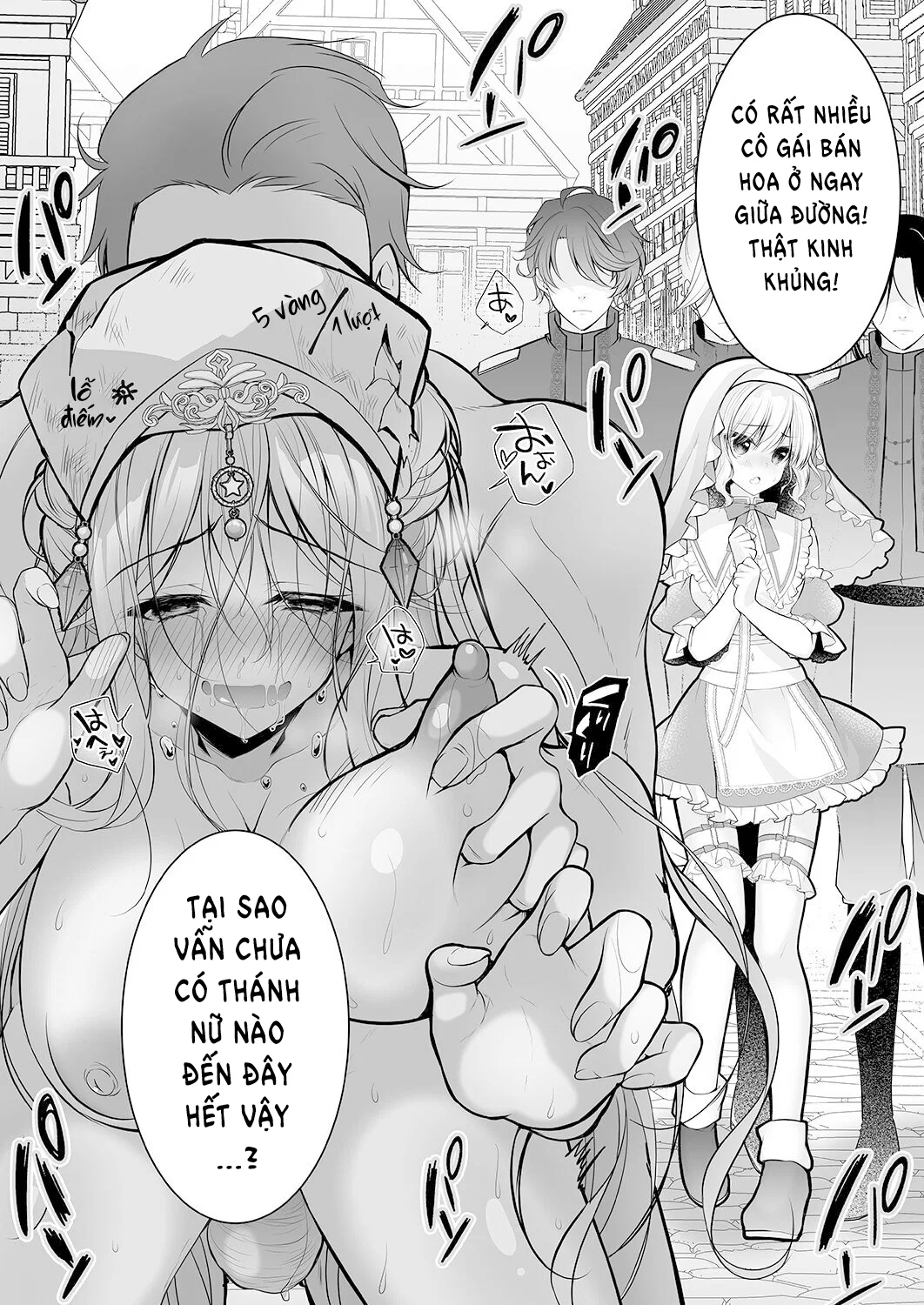 Sennou Sareta Seijo wa Nikubenki ni Job Change shite Shiawase desu - Oneshot trang 54