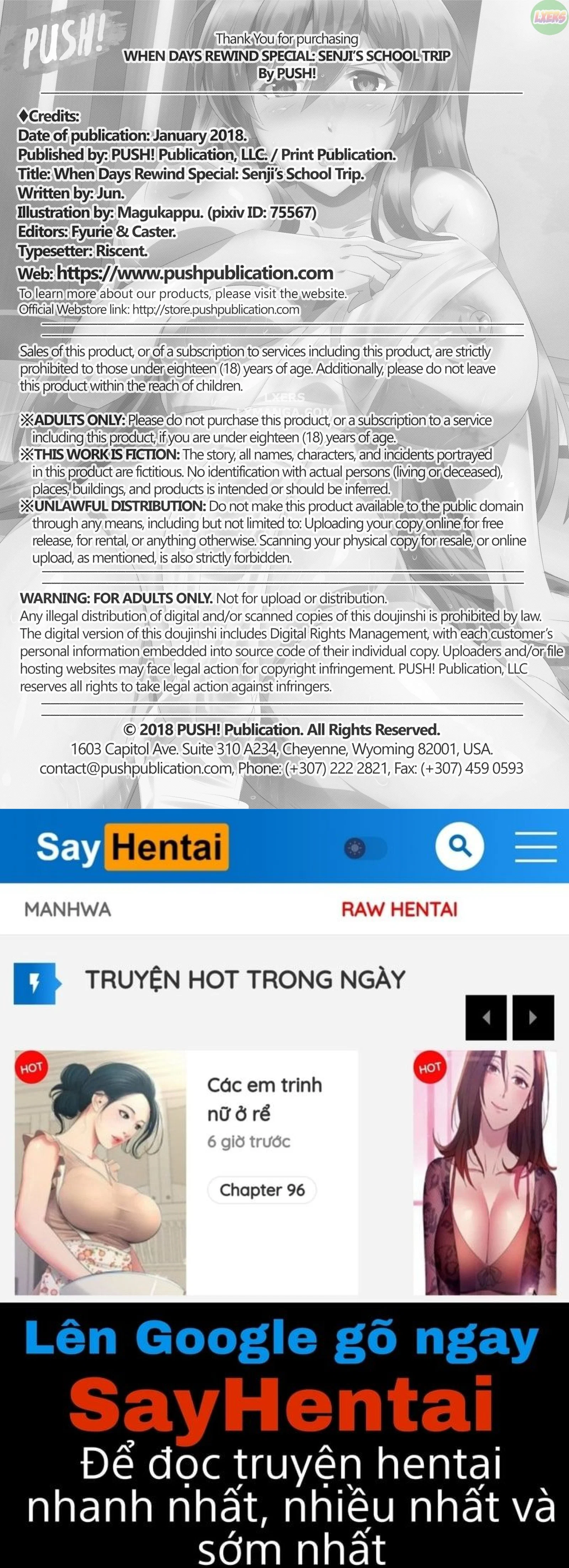 When Days Rewind Special - Senji's School Trip - Oneshot trang 28