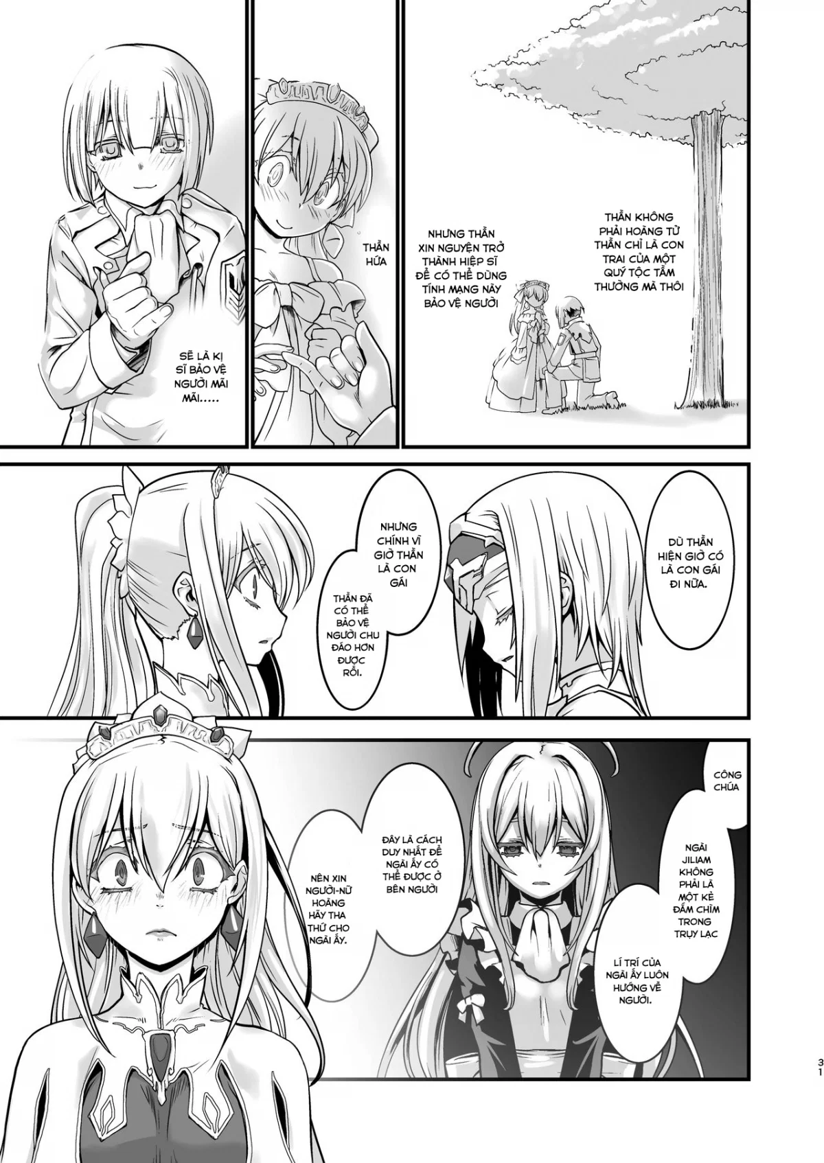 Kishi Danchou Kanrakusu - Chapter 4 END trang 30