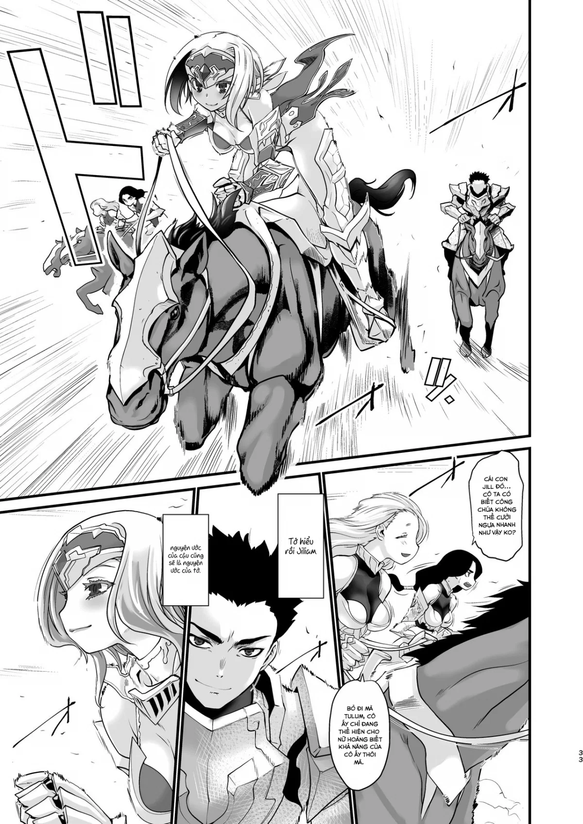 Kishi Danchou Kanrakusu - Chapter 4 END trang 32